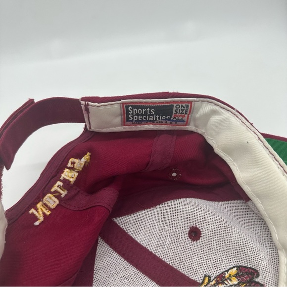 Florida State Seminoles Feather Logo Hat/Cap Red Sports Specialties One Size - Picture 6 of 6